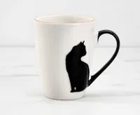 Coolest Cat Silhouette Mug, 380 ml