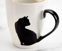 Coolest Cat Silhouette Mug, 380 ml