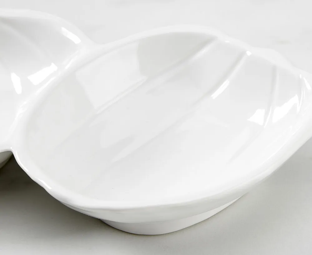 Citrouille Triple Section Bowl