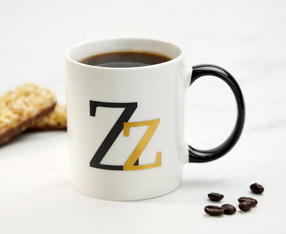 Monogram Z Mug, White, 360 ml