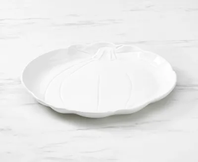 Citrouille Platter, White