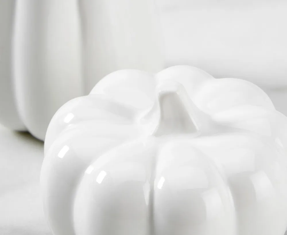 Citrouille Salt & Pepper Shaker, White