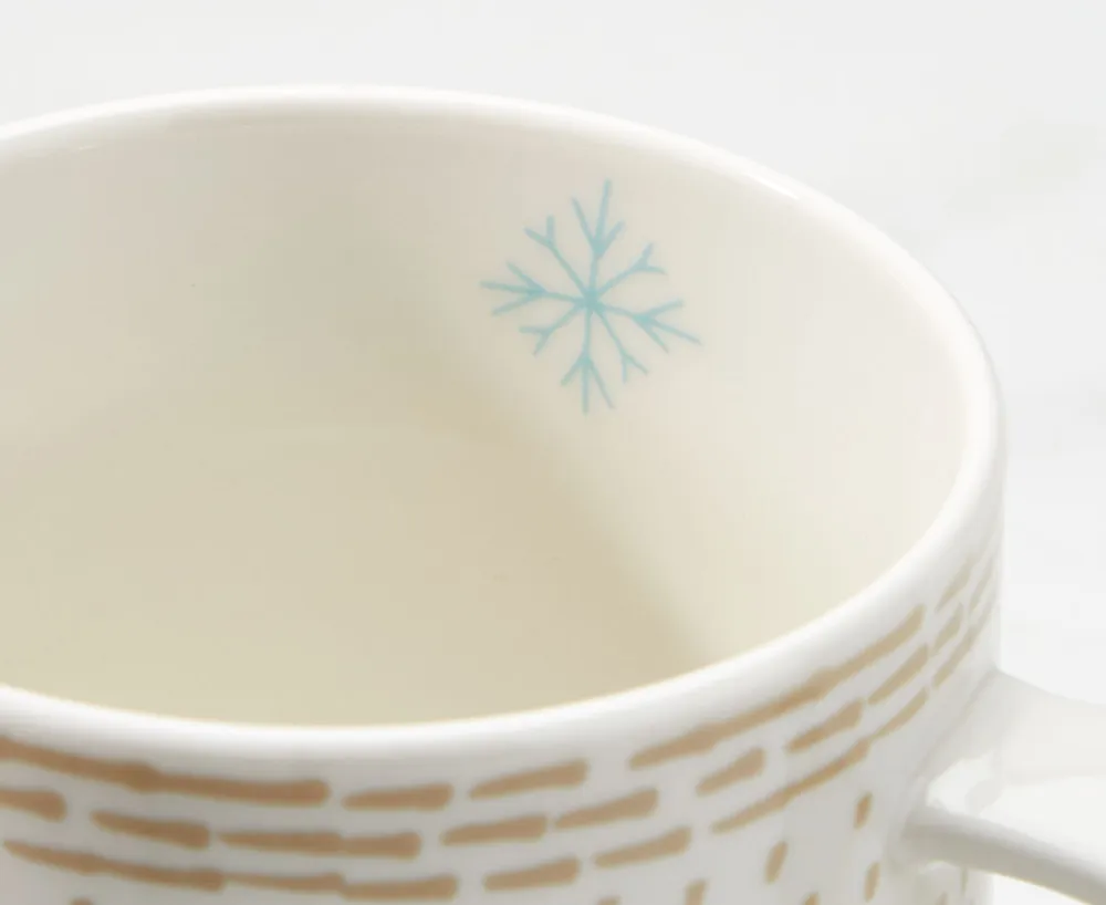 Monogram "Y" Holiday Mug, 12 oz