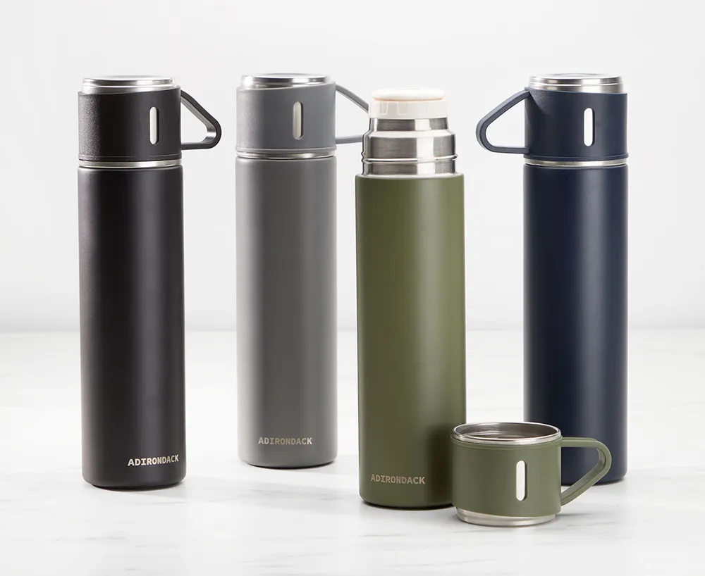 Adirondack Thermos Bottle, Navy, 600 ml