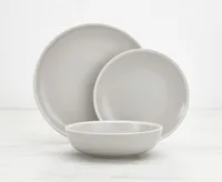 Cement Ash 12-Pc Dinnerware Set