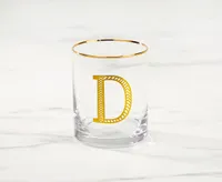 Monogram "D" Double Old-Fashion, 11 oz