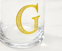 Monogram "G" Double Old-Fashion, 11 oz
