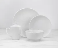 Paisley White 16-Pc Dinnerware Set