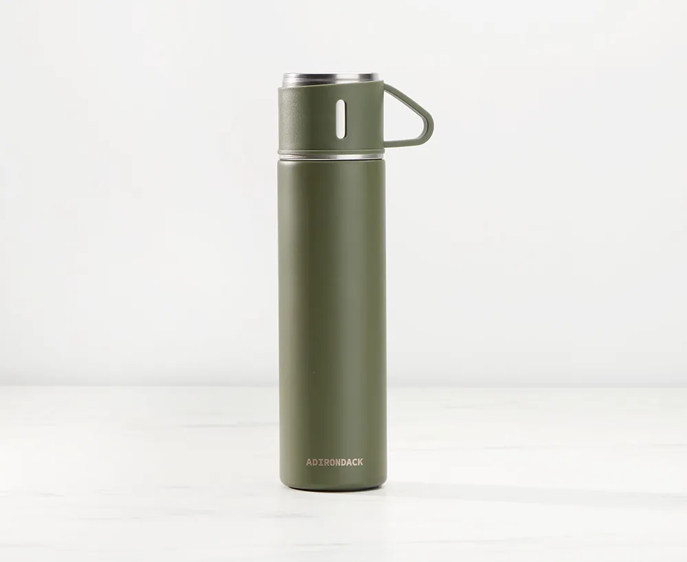 Adirondack Thermos Bottle, Green, 600 ml