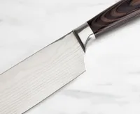 Zebrano Cleaver Knife, 7"