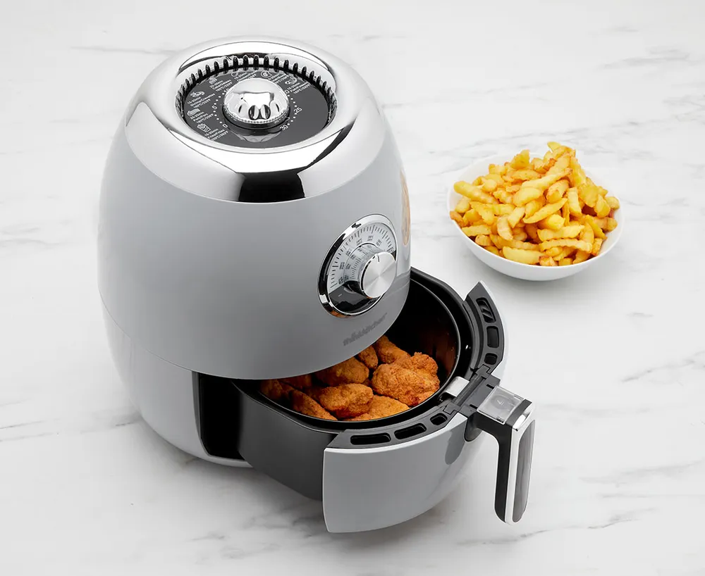 thinkkitchen Retro Air Fryer, 2.5 L, Grey