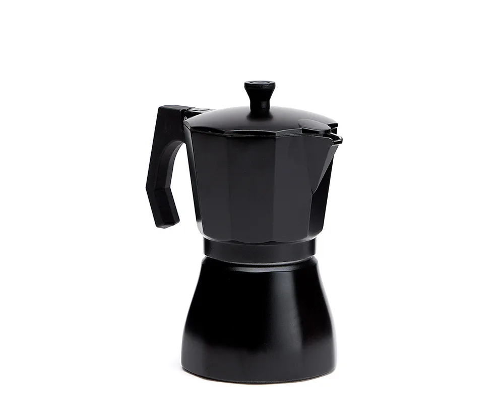 Scuro Espresso Maker, 6 Cups, Black