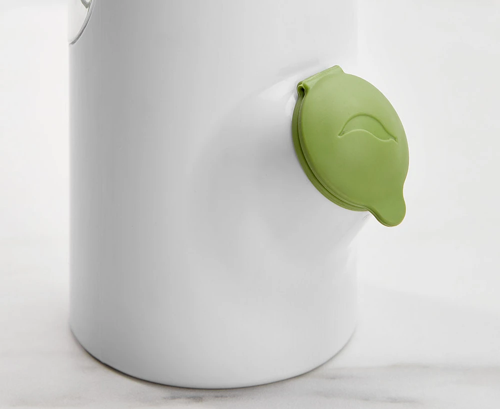 Contenant Herb Saver Pod Prepara, blanc et vert 