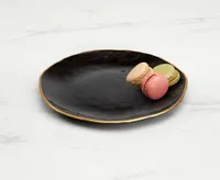 Figaro Dessert Plate, Black, 19.5 cm