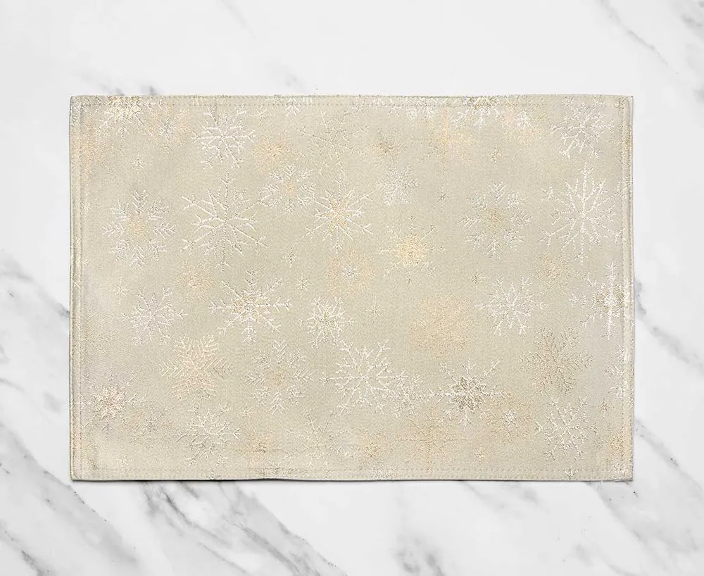 Flocons D'or Placemat, 13 x 19 "