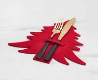 Sapin Cutlery Holder, Set of 4 , Red