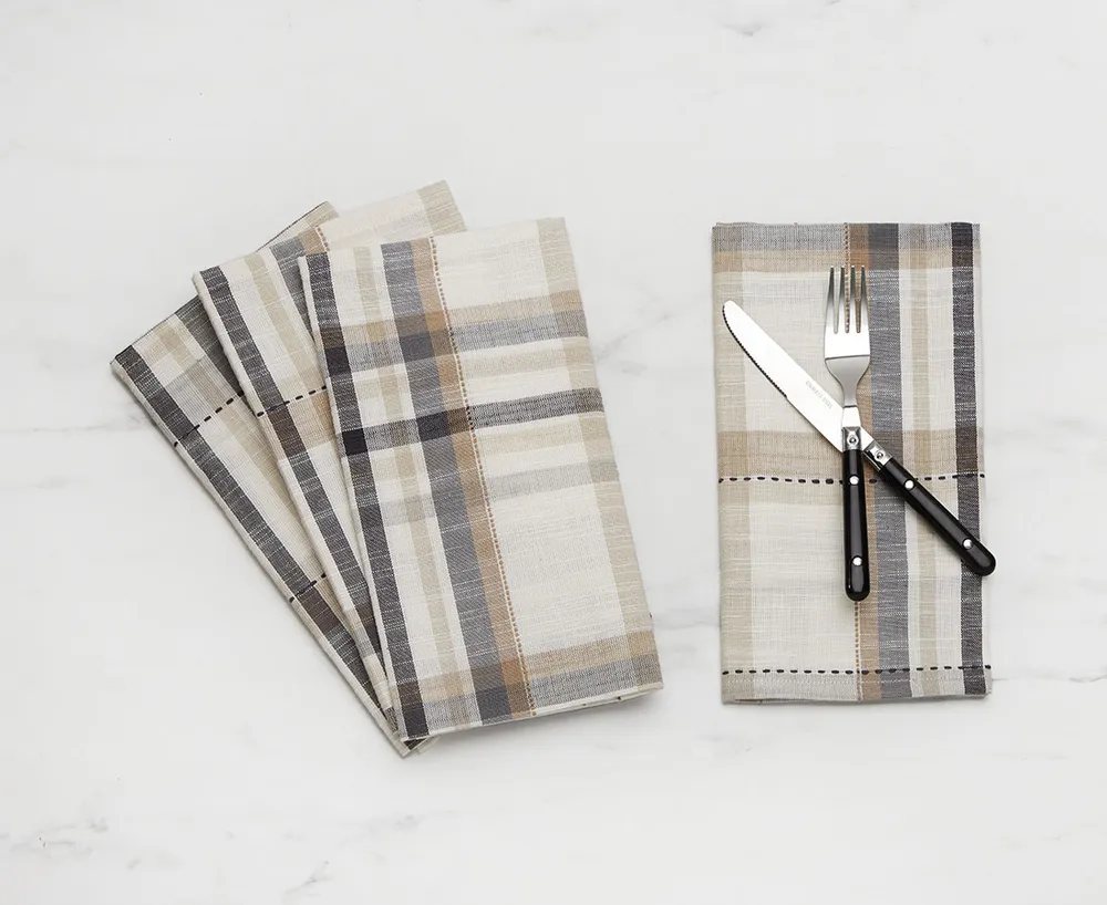 Berkshire Plaid Napkins, Set of 4