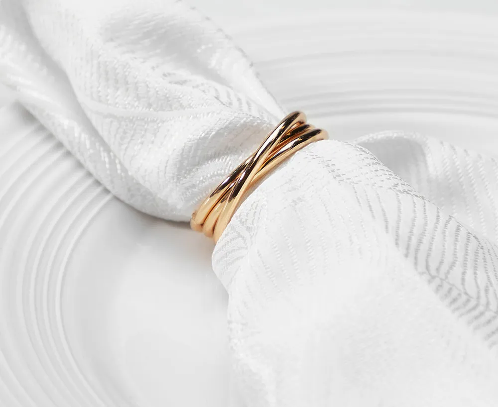 Boucle Gold Napkin Ring