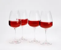 Fascino White Wine Glasses, Set of 4, 16 oz