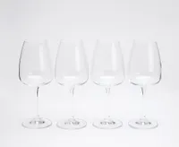 Fascino White Wine Glasses, Set of 4, 16 oz