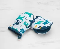 Chien Mini Oven Mitts, Set of 2