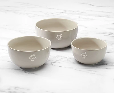 Casa Mixing Bowls, Set of 3