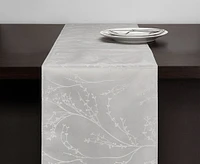 Chemin de table Hampton, gris