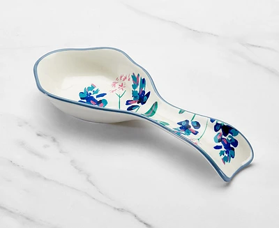 Flores Spoon Rest, White