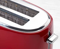 Grille-pain à quatre fentes thinkkitchen Slim, rouge