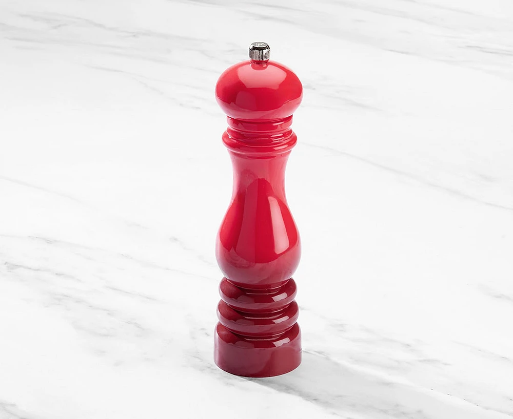 Remy Olivier Ombre Salt or Pepper Mill 9", Red