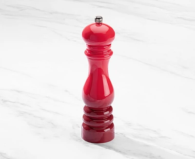 Remy Olivier Ombre Salt or Pepper Mill 9", Red