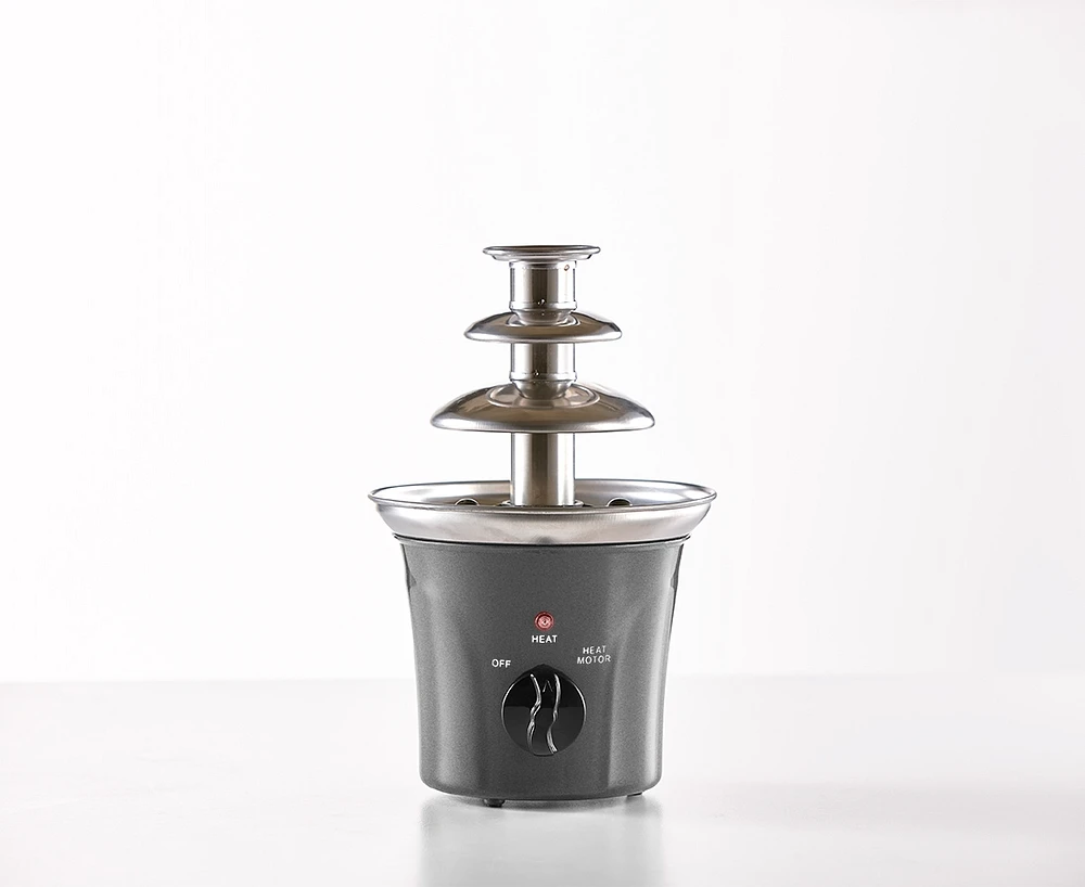 thinkkitchen Dolce Mini Chocolate Fountain, Charcoal