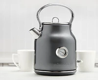 thinkkitchen Retro Electric Kettle, 1.7 L, Charcoal