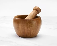 Remy Olivier Acacia Mortar and Pestle