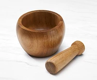 Remy Olivier Acacia Mortar and Pestle