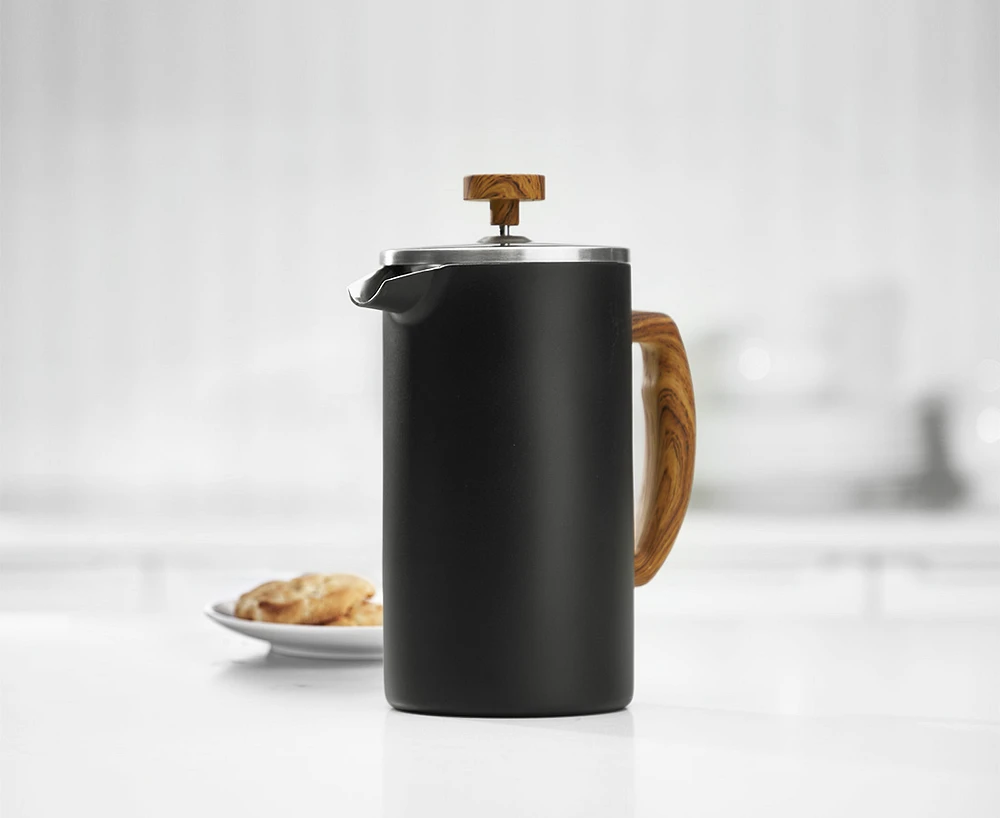 Java & Co. Boisé Double Wall French Press, 1 L