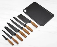 thinkkitchen Boisé Knife Set + Cutting Board, 8 Pieces