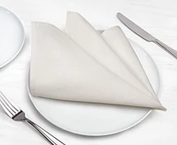 Manoir Napkins, Set of 4, Off-White