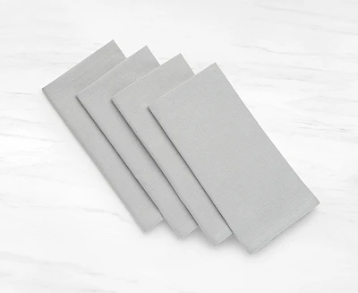 Manoir Napkins, Set of 4, Grey