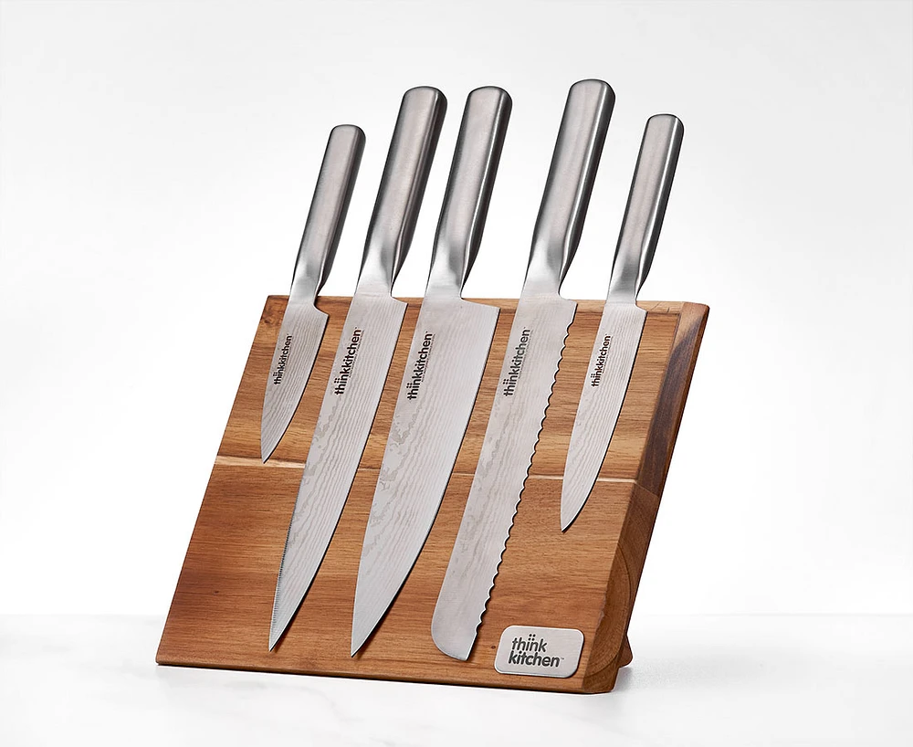 thinkkitchen Magneto 6-Pc Knife Set with Magnetic Stand