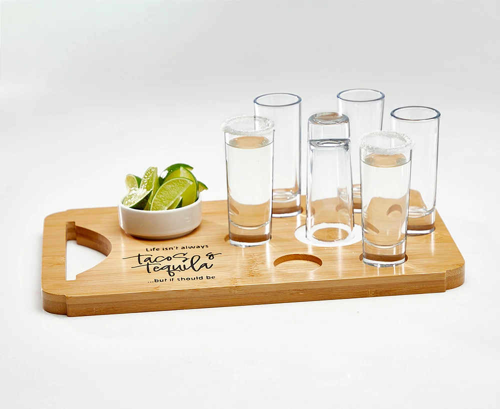 Tequila Shot Glass Set, 8 Pcs