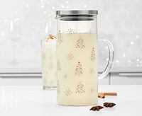 Snowflake Pitcher with Lid, 1.2 L