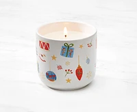 Nutcracker Candle with Ceramic Cup