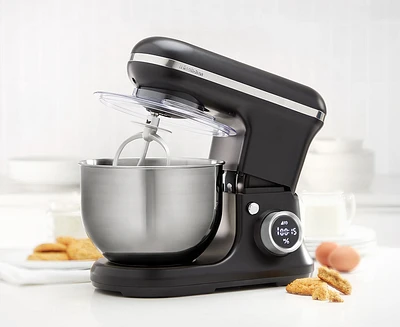 thinkkitchen Digimix Digital Stand Mixer, Black, 650 W