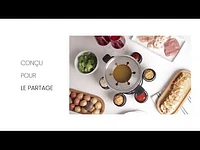 thinkkitchen Lazy Susan 16-Piece Fondue Set