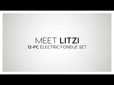 Litzi 12-Pc Electric Fondue Set