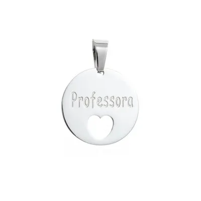 PENDENTE AÇO PROFESSORA