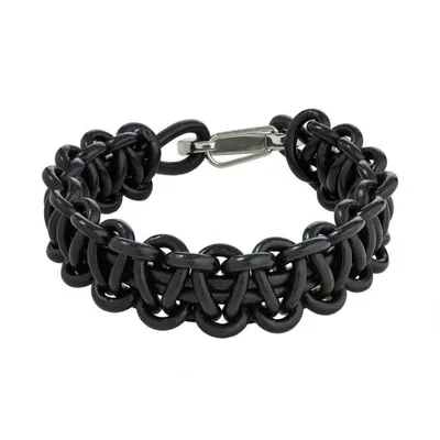 PULSEIRA AÇO CABEDAL PARA HOMEM