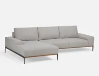 PRESTON left-facing sectional sofa