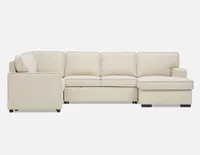 CHARLOTTE modular sectional sofa-bed with storage